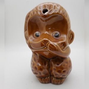 Vintage Benihana of Tokyo Speak No Evil Tiki Monkey cocktail mug Tropical